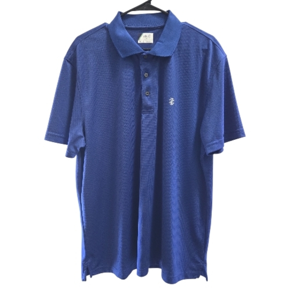 Izod Royal Blue Textured Polo Shirt Mens XL